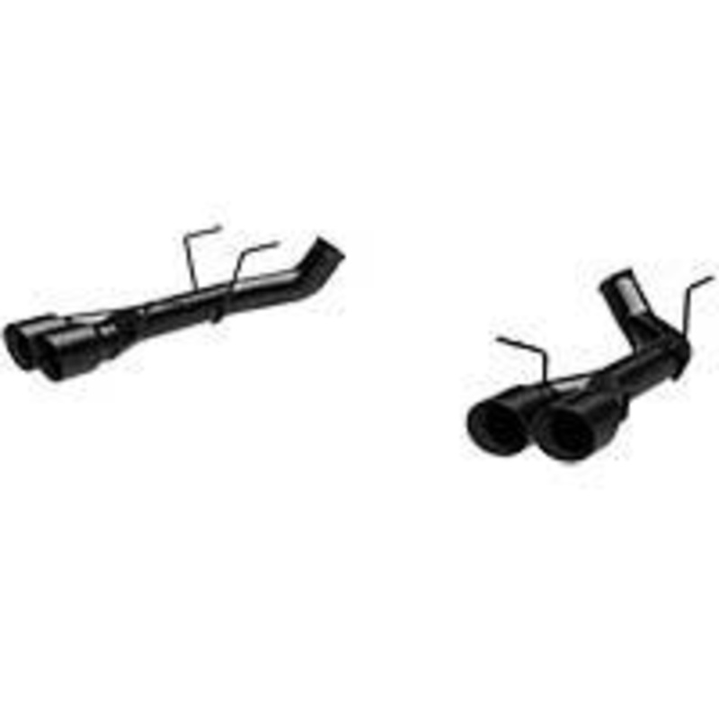 2013-2014 Ford Mustang Axle Back Exhaust; Competition Series; Quad Split Rear Exit by Magnaflow (15177)