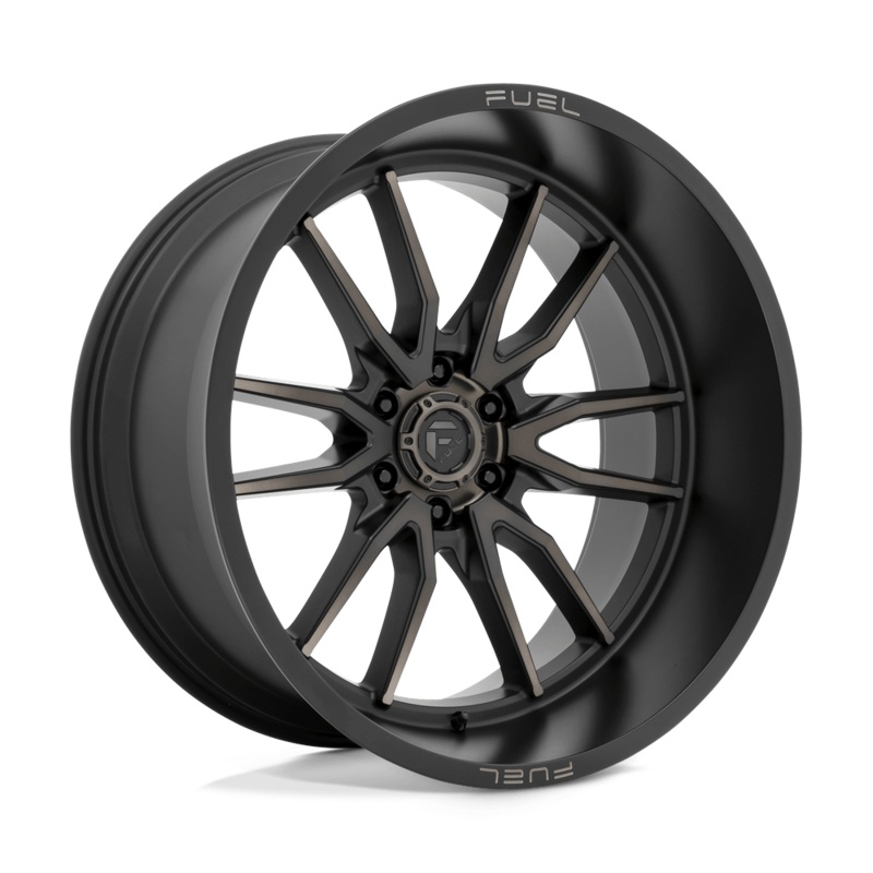 Fuel Wheels D762 Clash 24″ 6×139.7 Matte Black Double Dark Tint