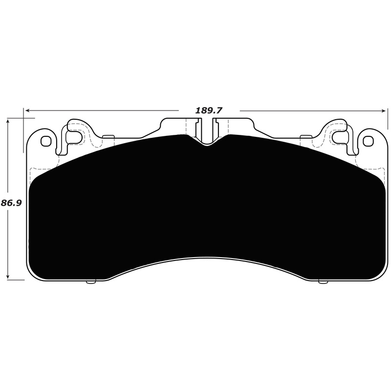 Porterfield Brake Pads for 2010 LEXUS LS 460L w/Sport Pkg