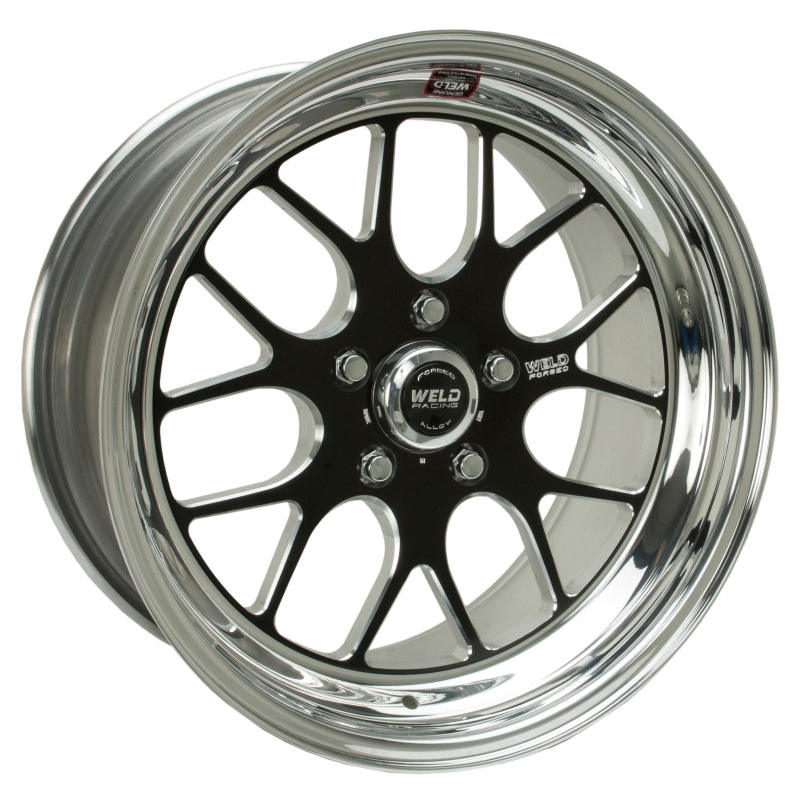 Weld S77 18×11 / 5×4.5 BP / 3.2in. BS Black Wheel (Low Pad) – Non-Beadlock