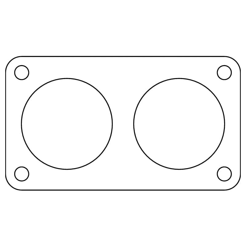 Cometic Ford 5.0 / 5.8 / 7.0 / 7.5L .020in Fiber Truck Throttle Body Gasket – 1985-1997