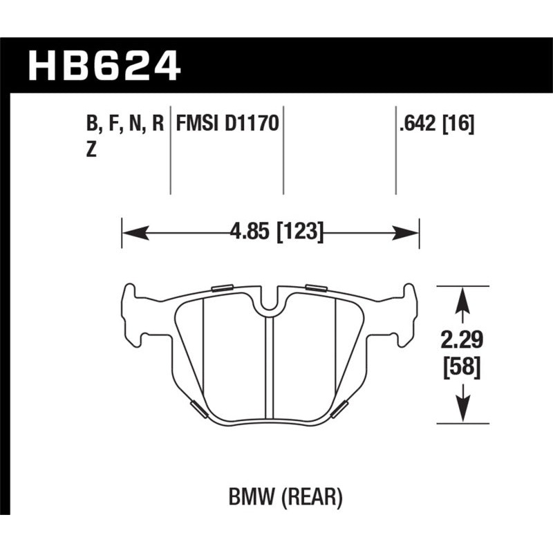 Hawk 06 BMW 330i/330xi / 07-09 335i / 07-08 335xi / 09 335d / 08-09 328i Performance Ceramic Street
