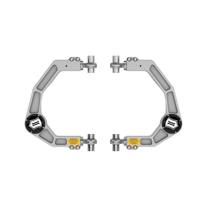 ICON 21-23 Ford F150 Billet Front Upper Control Arms DJ Pro Kit