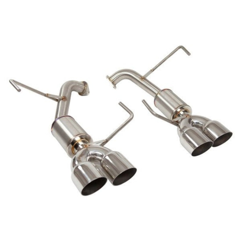 Nameless Performance [19-21 STI, 18 STI Type RA] Catback w/ 3.5″ Single Wall Polished Tips and 4″ Mufflers | SUCB19STI-4MU-35SSW