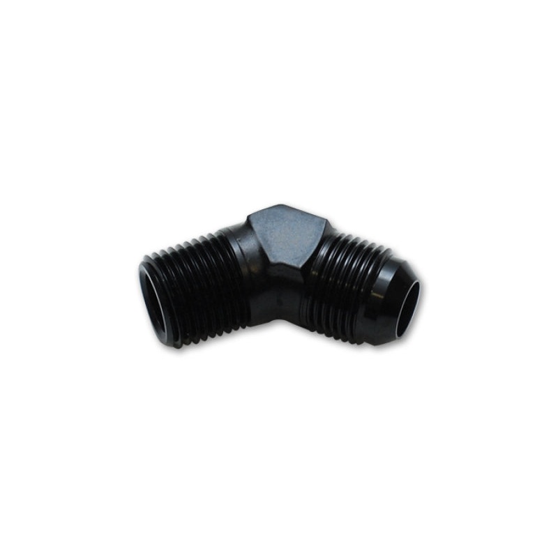Vibrant 45 Degree Adapter Fitting (AN to NPT) Size -8AN x 1/2in NPT