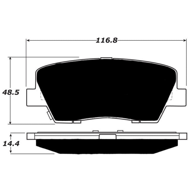 Porterfield Brake Pads for 2012 HYUNDAI GENESIS COUPE GrandTouring