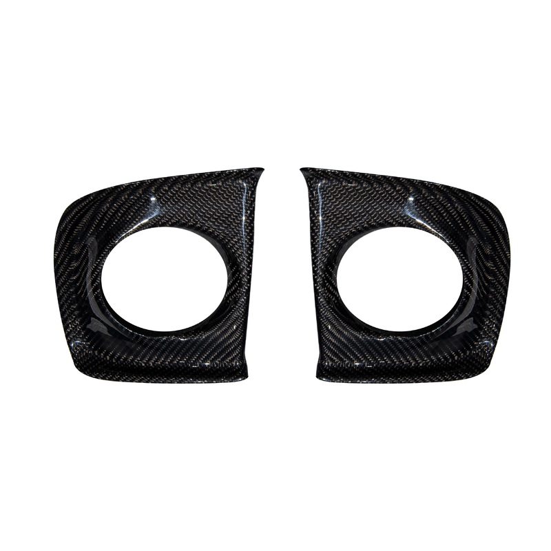Rexpeed CF Fog Light Covers | 2008 – 2015 Mitsubishi Evo X (R121)