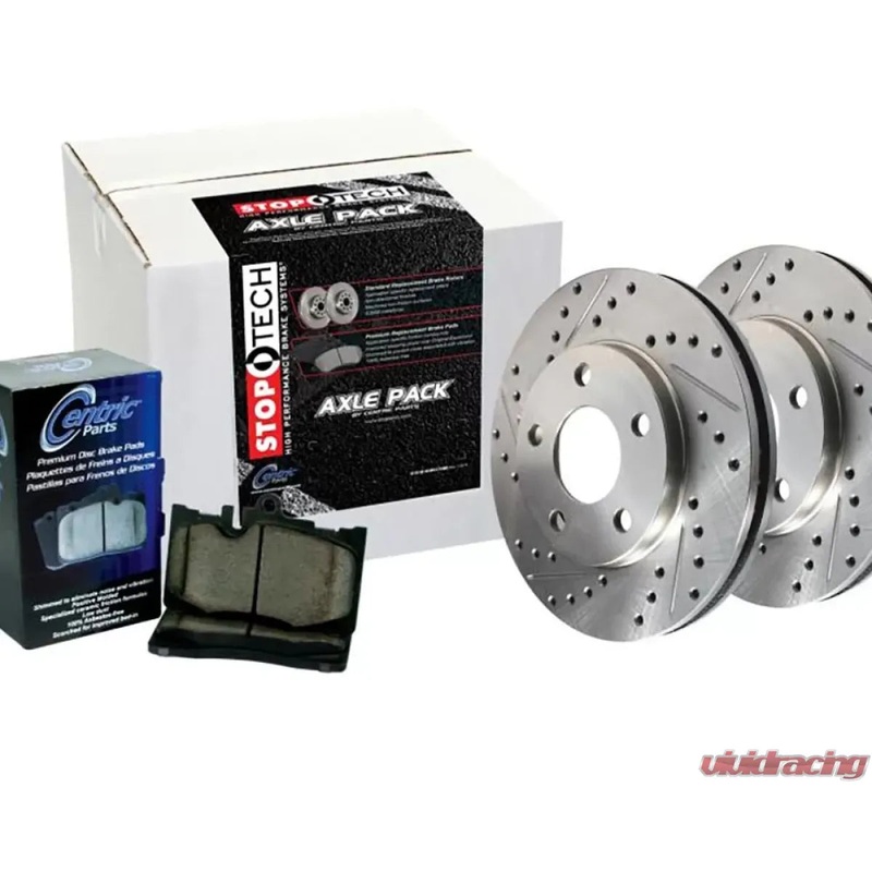 Sport Axle Pack, Drilled & Slotted, Front