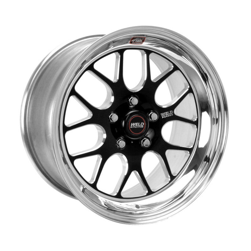 Weld S77 17×10 / 5×4.5 BP / 6.9in. BS Black Wheel (Low Pad) – Non-Beadlock