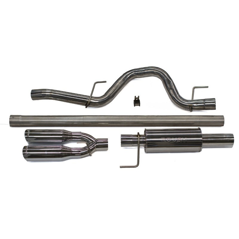 ROUSH 2011-2014 Ford F-150 3.5L/5.0L/6.2L Enhanced Sound Cat-Back Exhaust Kit