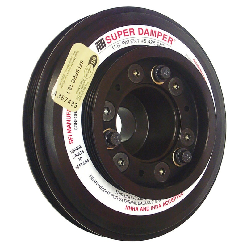 ATI Damper – 7.45in – Alum – (3) 4 Grv – Nissan RB26 R32 – 1000 HP – 2 Ring – 1Pc