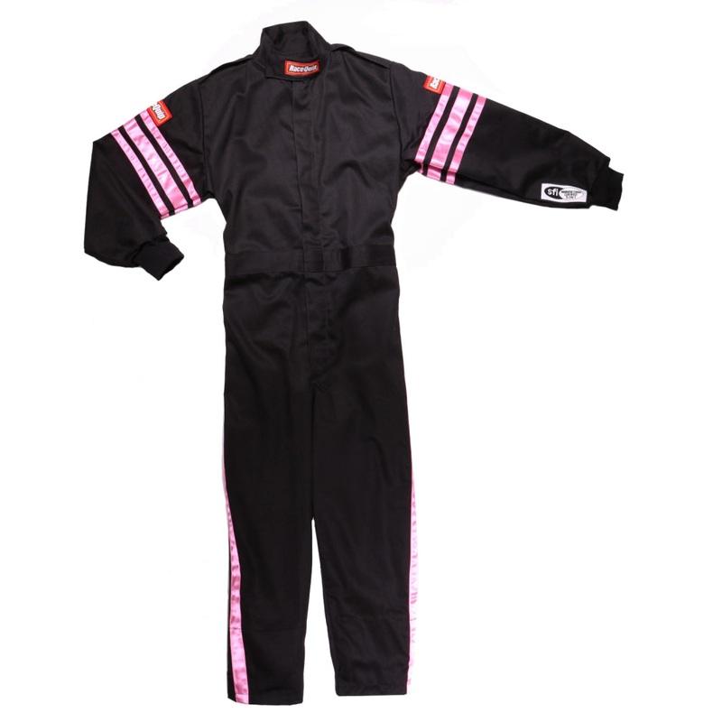 RaceQuip Pink Trim SFI-1 JR. Suit – KMedium