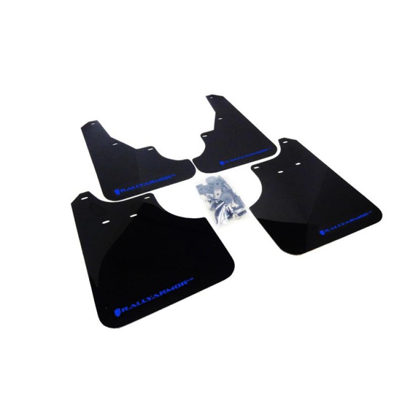 Rally Armor 09-13 Subaru Forester Black UR Mud Flap w/ Blue Logo