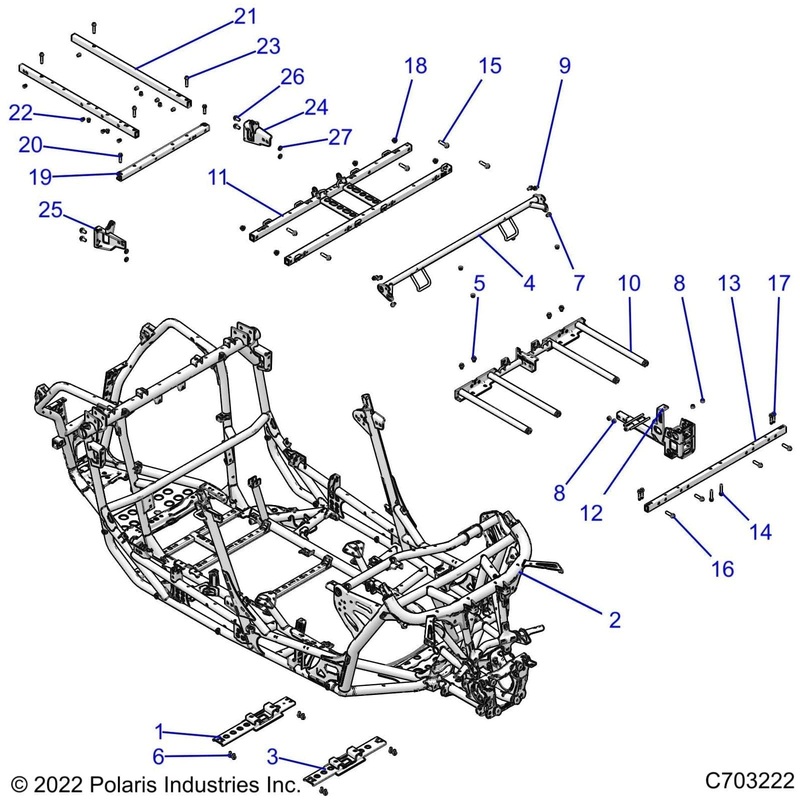 Weld-Main Frame,Rzr,Mp,Blk by Polaris