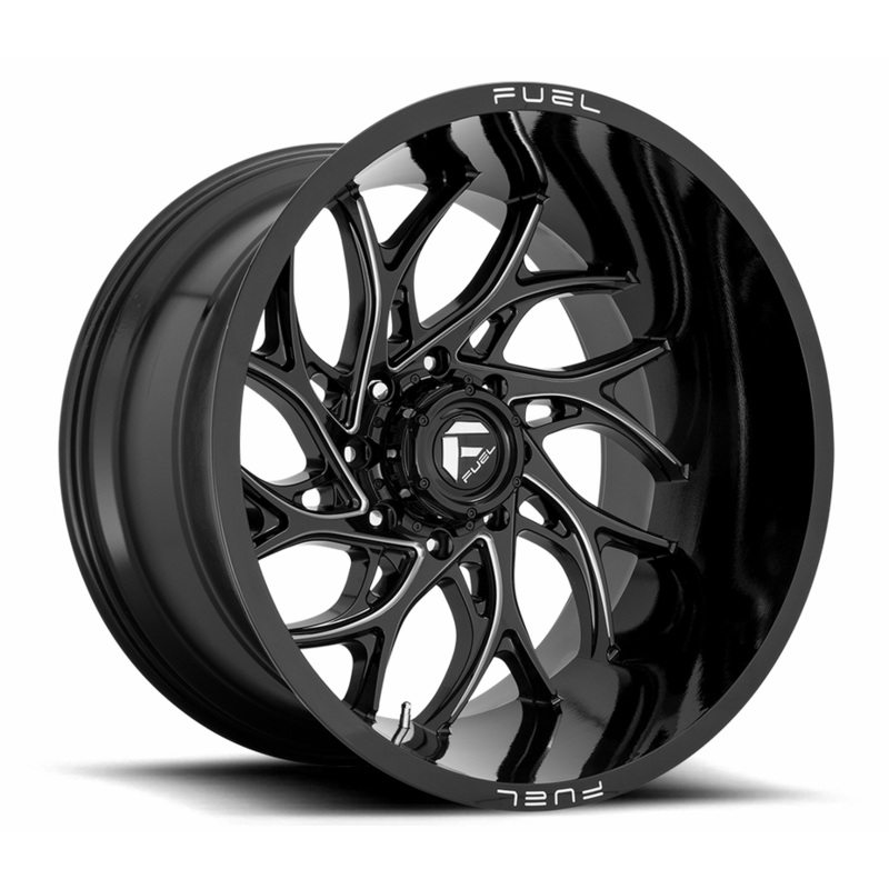 22×10 Fuel Runner D741 Gloss Black Milled