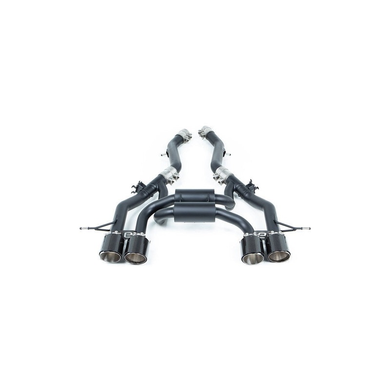 Eisenmann G80 M3 / G82 M4 Black Series Performance Exhaust + Carbon Tip Set – Race