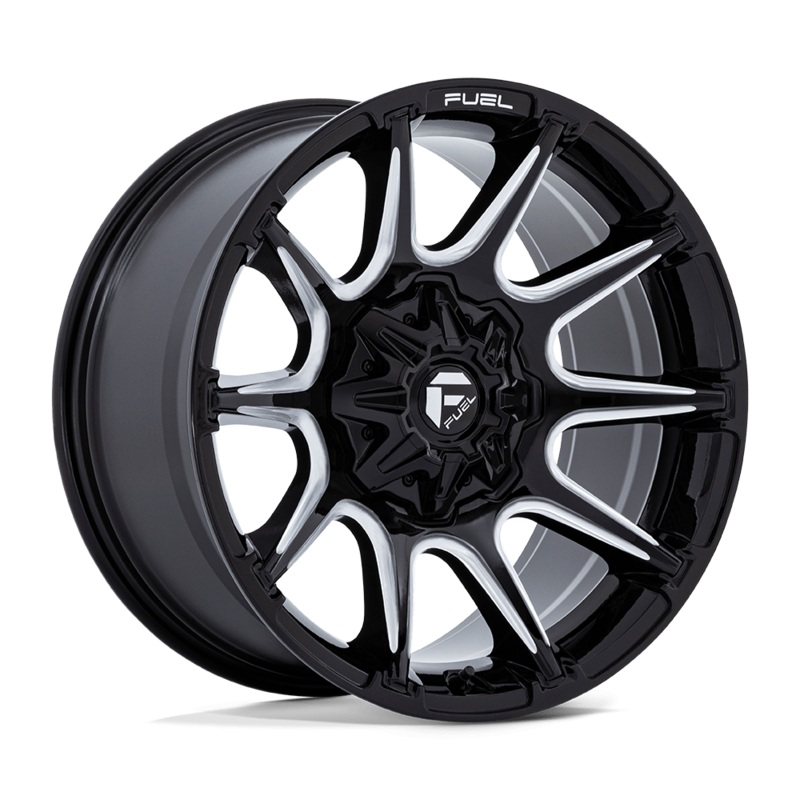 Fuel Wheels FC880 Super C 22″ 8×170 Gloss Black Milled