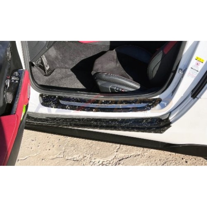 Rexpeed 2020+ Supra GR Forged Carbon Door Sill Plate | Matte | TS75FCM