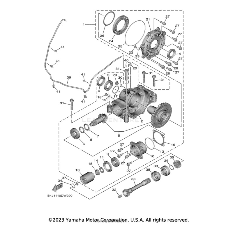 Washer, Thrust (1.2T) by Yamaha