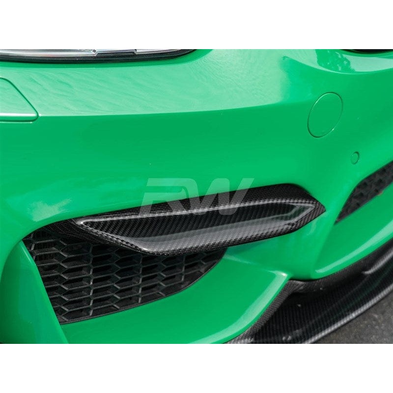 RW Carbon Upper Carbon Fiber Splitters (V2) – BMW / F8X / M3 / M4