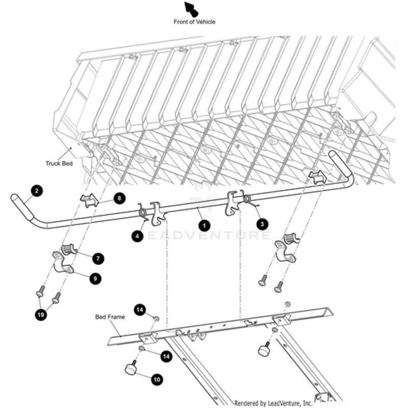 Bushing Bottom Bed Latch by Arctic Cat