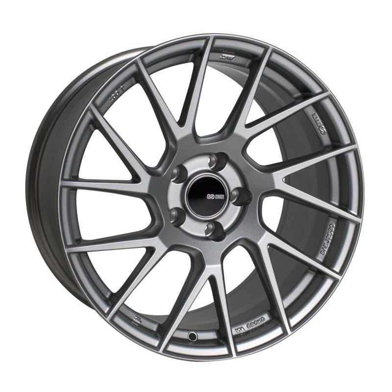 Enkei TM7 17×9 5×100 45mm Offset 72.6mm Bore Storm Gray Wheel
