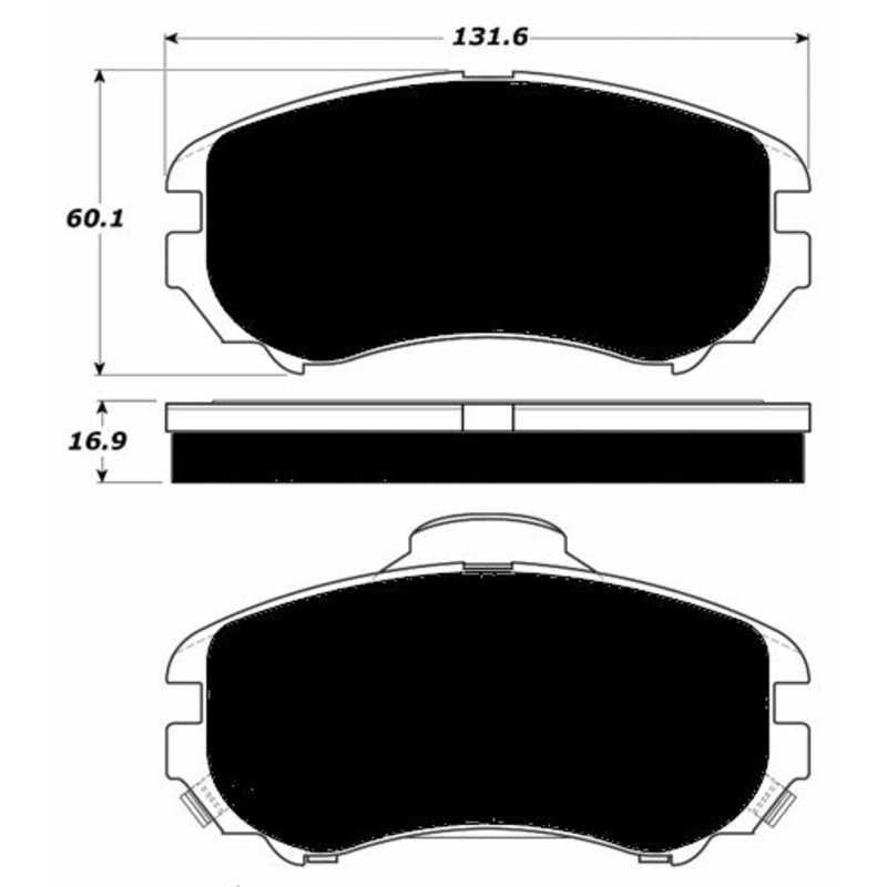 Porterfield Brake Pads for 2006 KIA OPTIMA