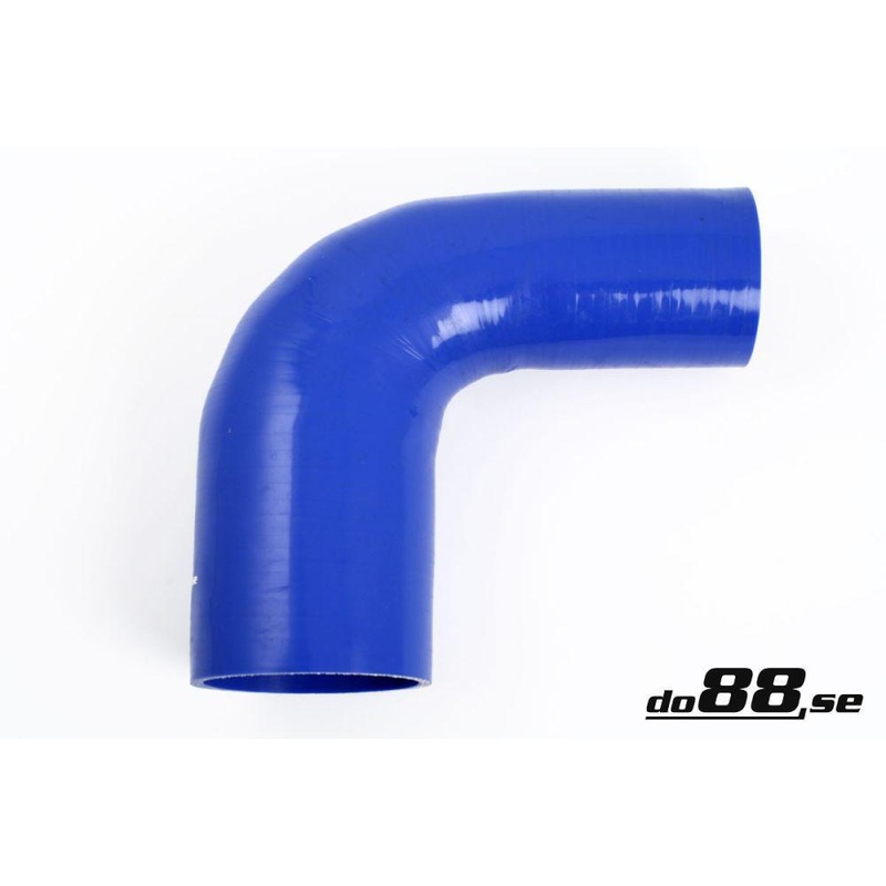 Silicone Hose Blue 90 degree 3 – 4” (76 – 102mm)