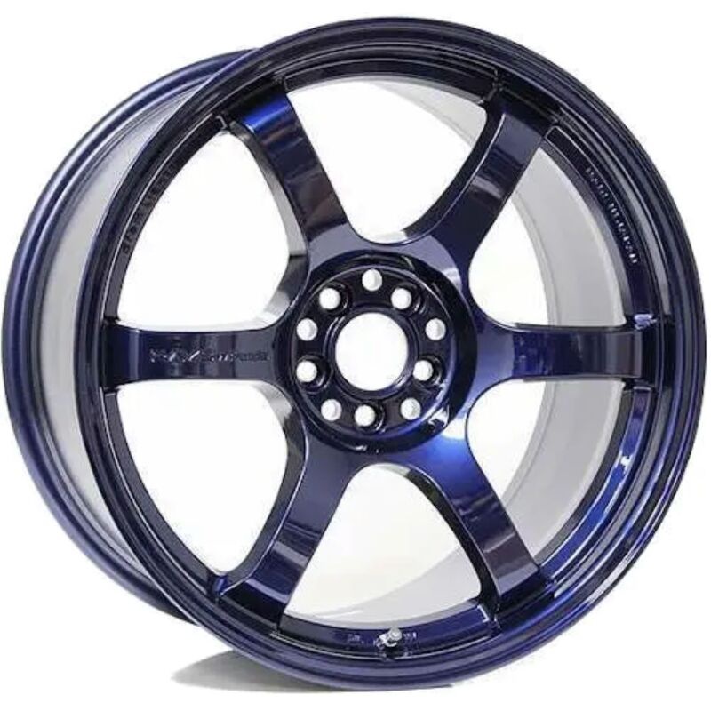 Gram Lights 57DR 18×9.5 +38 5-100 Eternal Blue Pearl Wheel (Min Order Qty 20)