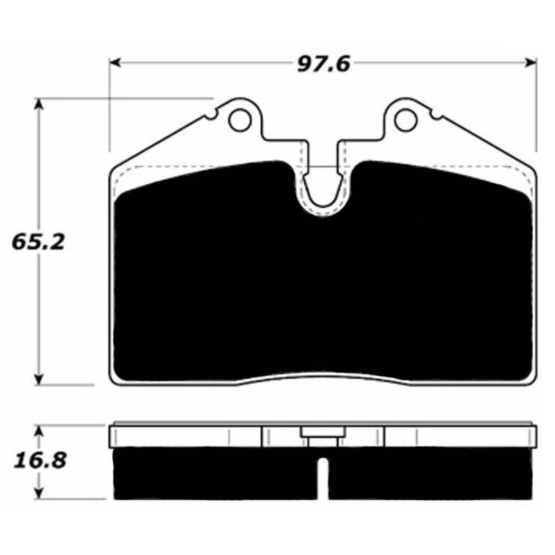 Porterfield Brake Pads for 1991 FERRARI 348 TS