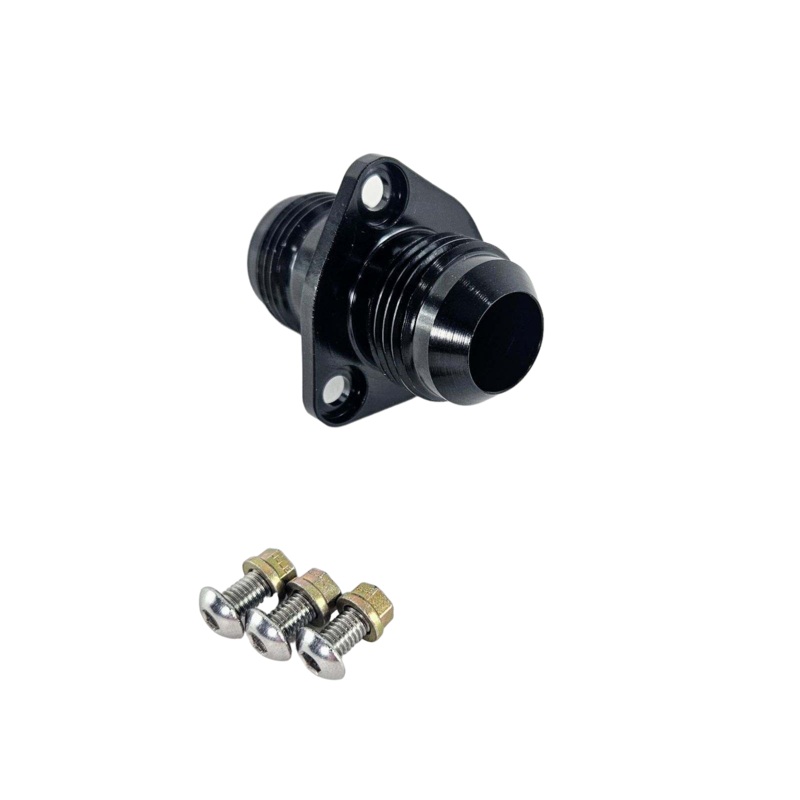 -8AN Flanged Bolt in Pass Thru Bulkhead Fitting by Fluidworks