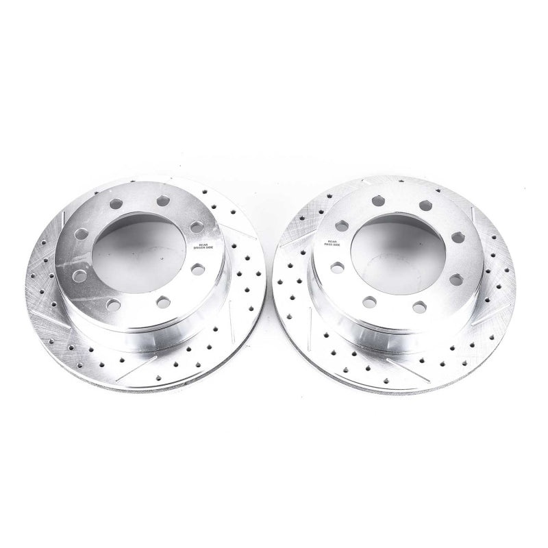 Power Stop 02-06 Chevrolet Avalanche 2500 Rear Evolution Drilled & Slotted Rotors – Pair