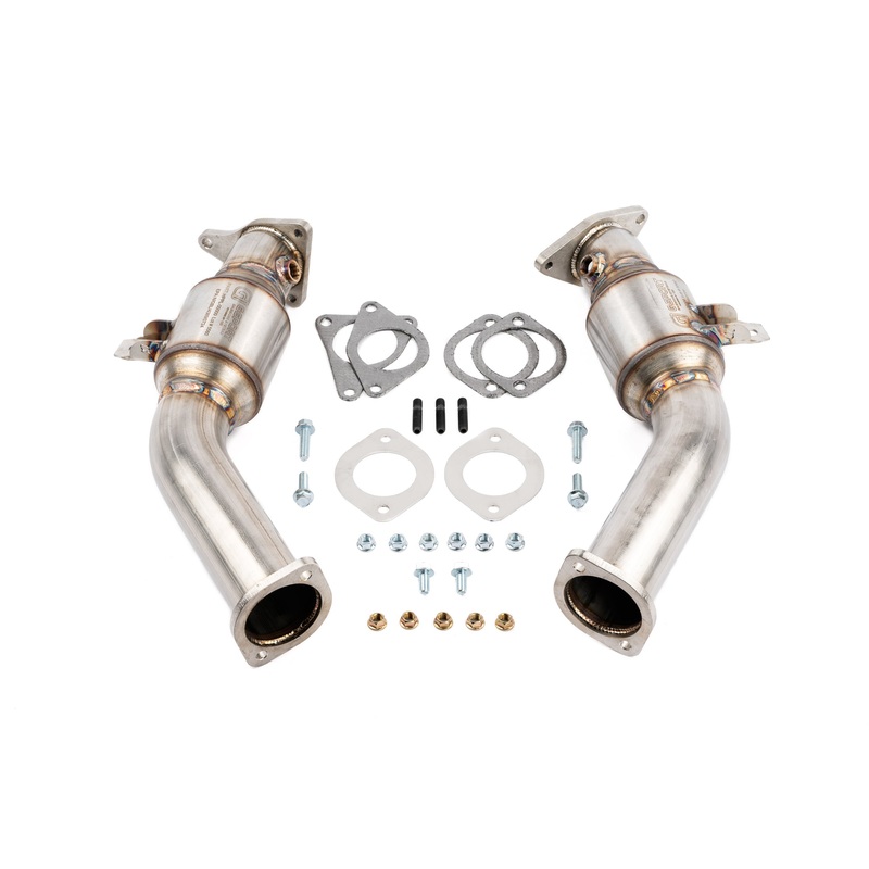 AMS Street Lower High Flow Cats | 2023+ Nissan Z & 2016-2024 Infiniti Q50 / Q60 VR30DDTT (AMS.53.05.0001-2)