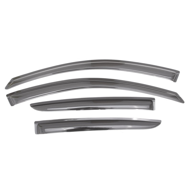 AVS 12-18 Nissan Versa (Excl. Hatch) Ventvisor Outside Mount Window Deflectors 4pc – Smoke
