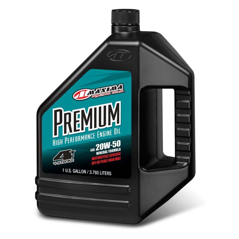 Maxima Premium 4T 20W50 Mineral Engine Oil – 128oz