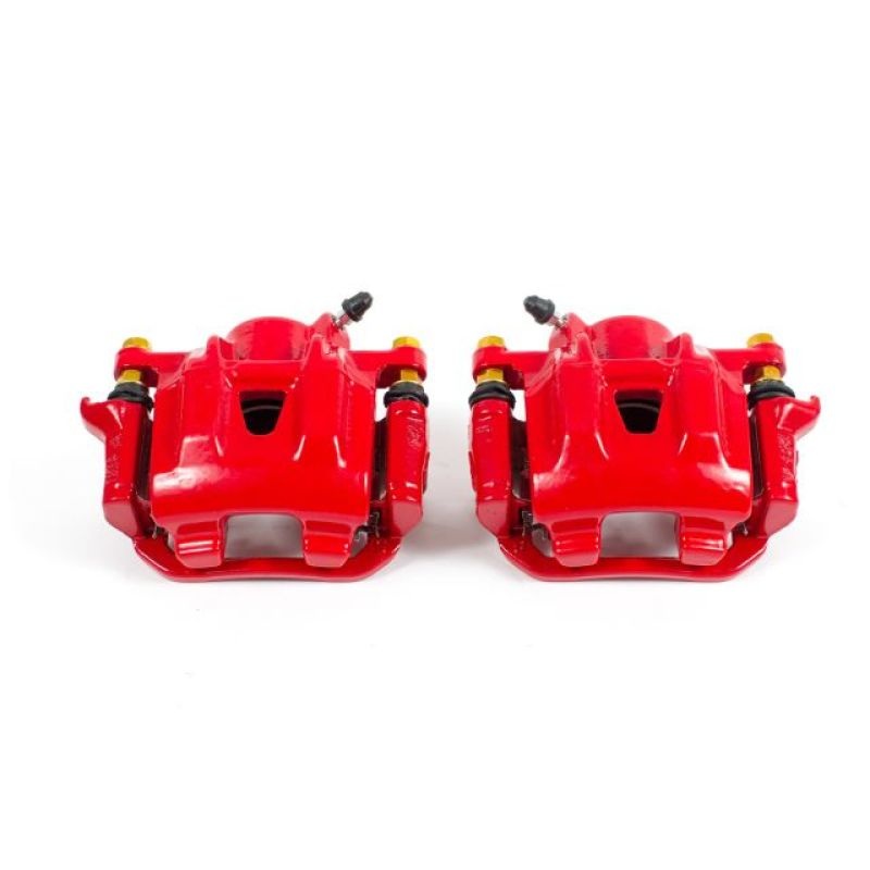 Power Stop 04-10 Toyota Sienna Rear Red Calipers w/Brackets – Pair