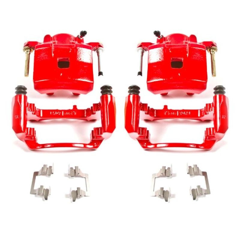 Power Stop 05-08 Chevrolet Cobalt Front Red Calipers w/Brackets – Pair