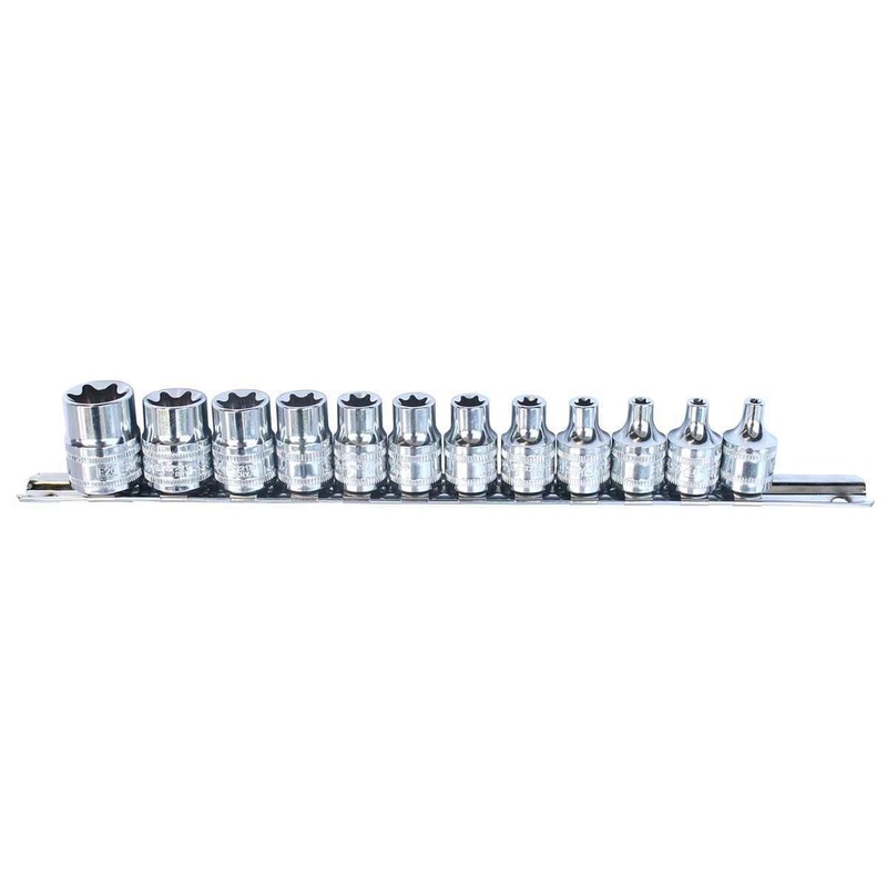 SP Tools USA – 12PC 3/8″ DRIVE E-TORX SOCKET RAIL