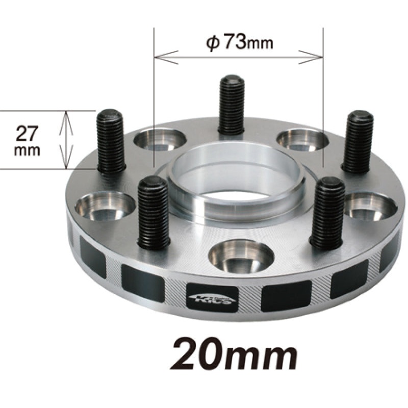 Project Kics 12X1.50 5-114.3 67MM Hub Wide Tread Spacers – 20MM