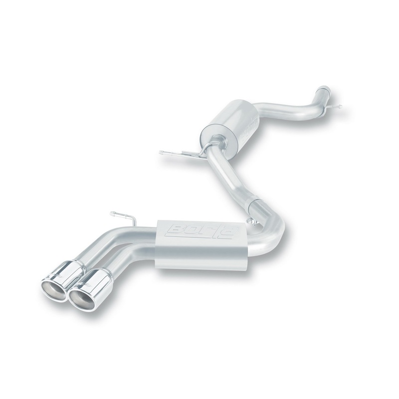 Borla Cat-Back Exhaust System – S-Type | 2006-2009 Volkswagen GTI 2.0L (140248)
