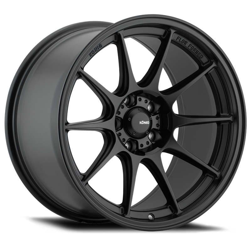 Konig Dekagram 18×10.5B 5×114.3 ET18 Semi-Matte Black