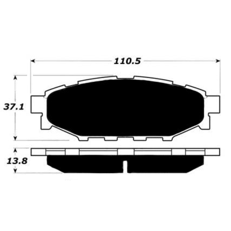 Porterfield Brake Pads for 2006 SUBARU OUTBACK 2.5i