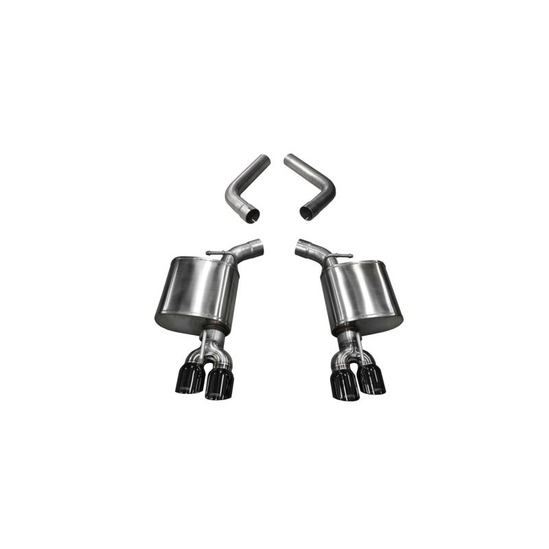 Corsa 2015-23 Dodge Challenger 6.4L/17-19 Challenger 5.7L Black Sport Axle-Back Exhaust w/3.5in Tips