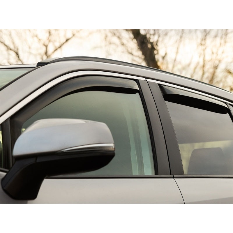 WeatherTech 08-20 Dodge Caravan Rear Side Window Deflectors – Dark Tint