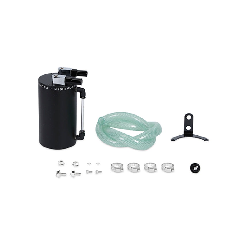 Mishimoto Large Aluminum Oil Catch Can – Wrinkle Black