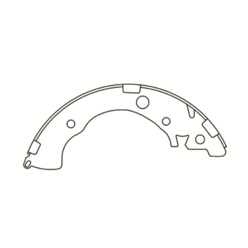 Porterfield Brake Shoes for 2008 HONDA CIVIC Coupe DX