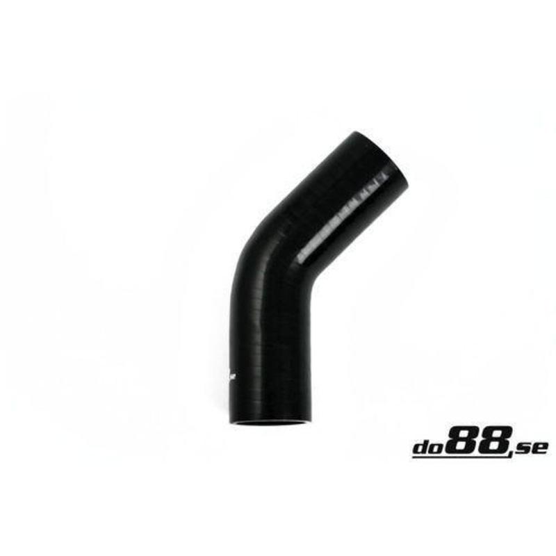 Silicone Hose Black 45 degree 2,126” (54mm)