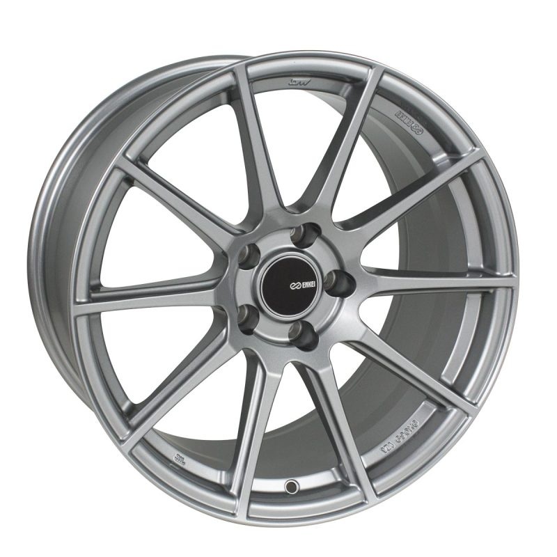 Enkei TS10 17×9 5×114.3 35mm Offset 72.6mm Bore Grey Wheel