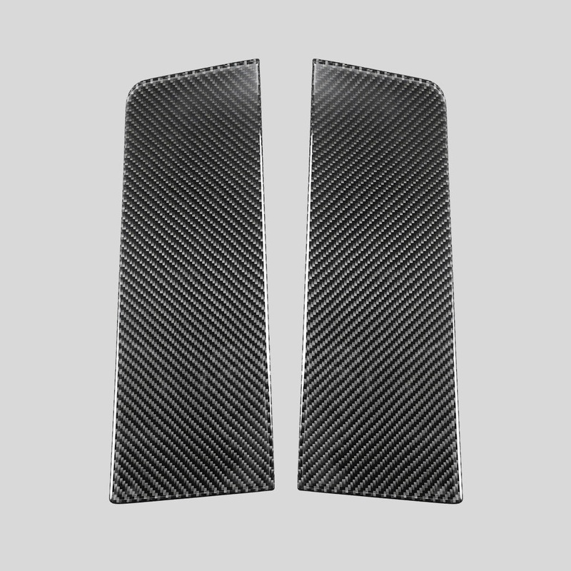 JDMuscle [15-21 WRX/STI] P&S Series Carbon Fiber Front Door Panel Trim Covers | JDM-WRX15-PS-003031