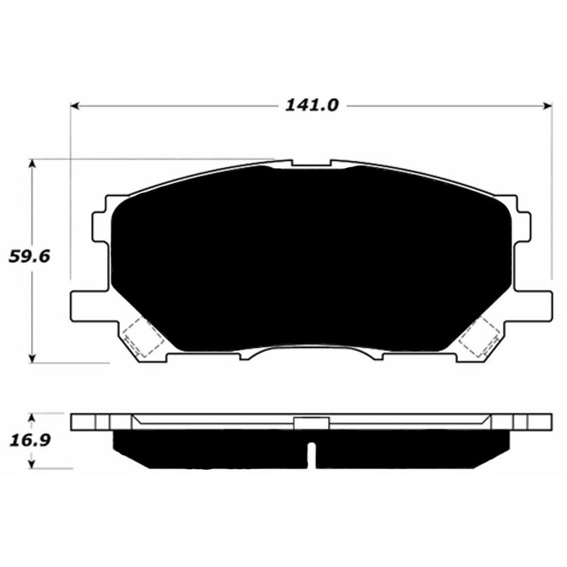 Porterfield Brake Pads for 2007 LEXUS RX 400H Hybrid